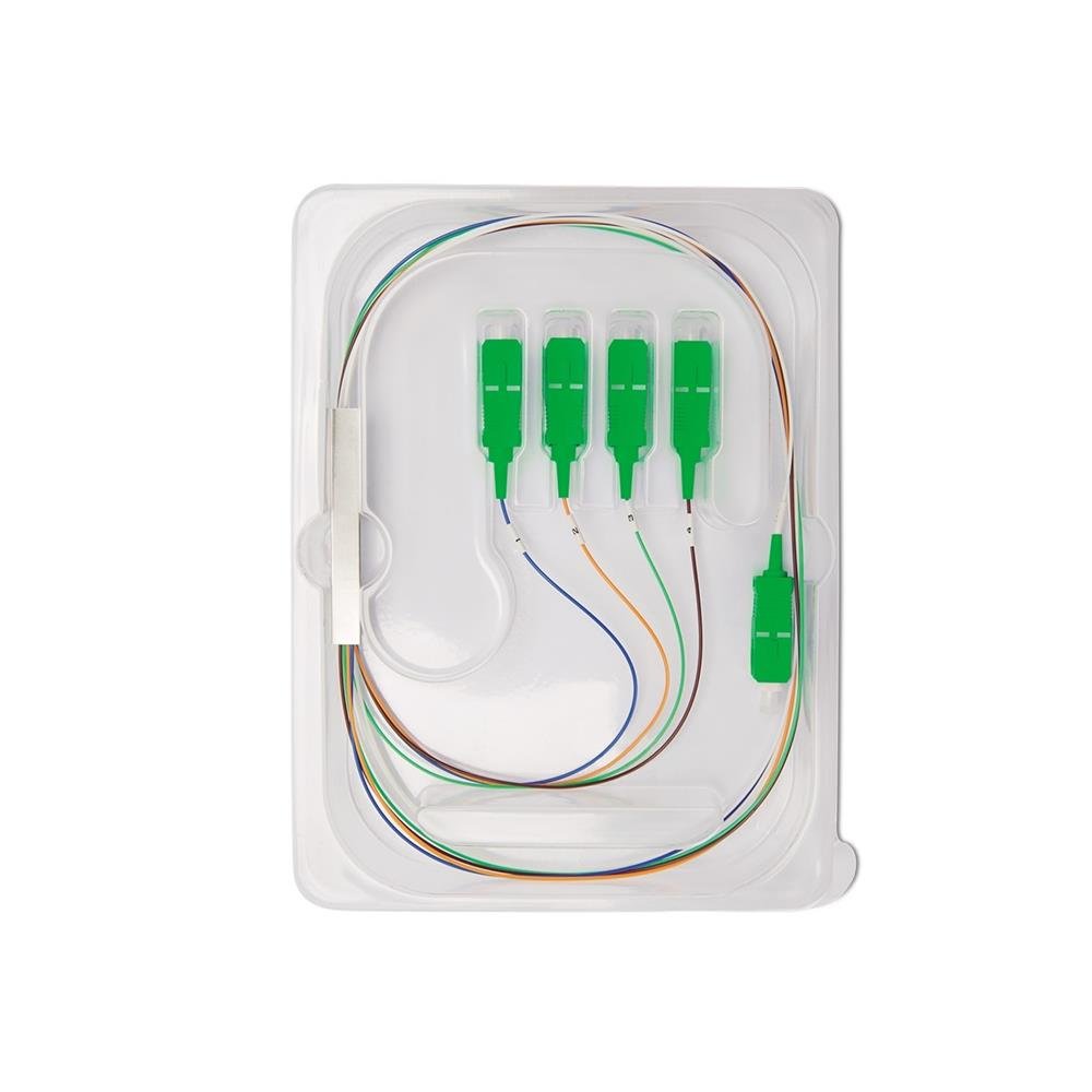 Splitter Óptico 1x4 com conector SC/APC Balanceado XFS 142