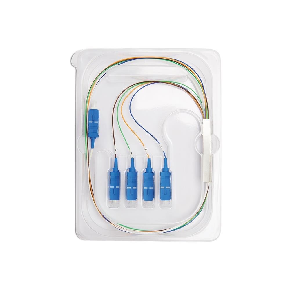 Splitter Óptico 1x4 com conector SC/UPC Balanceado XFS 141