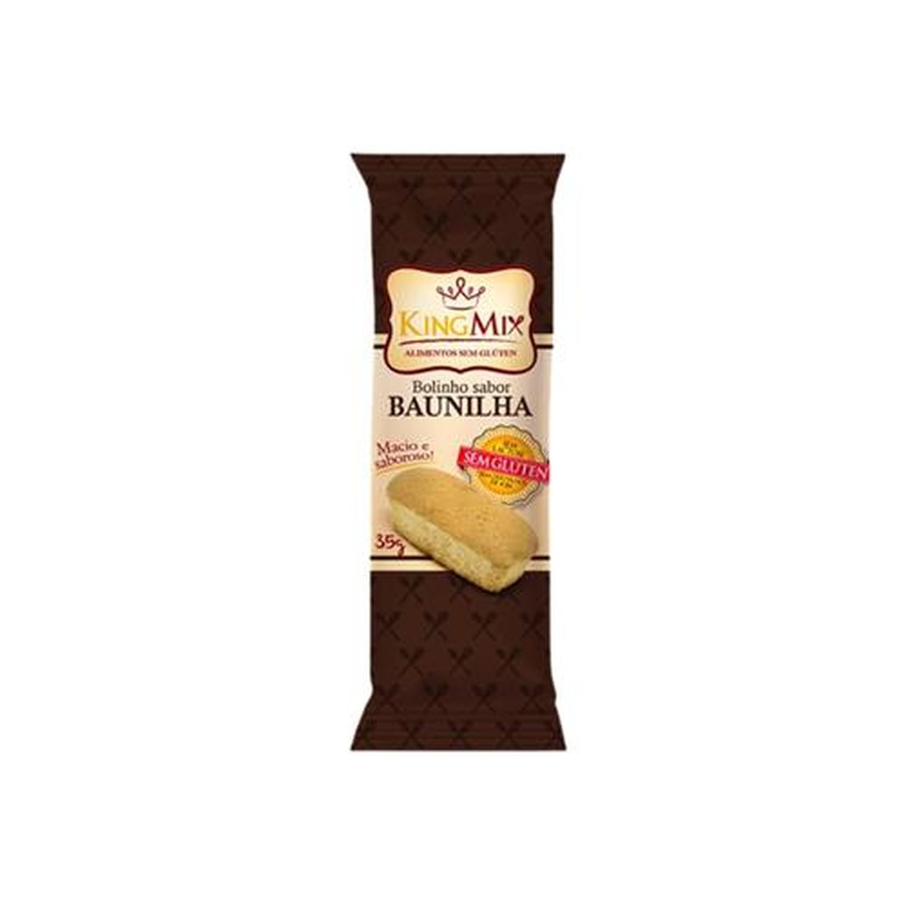 Mini Bolinho de Baunilha 35g - King Mix