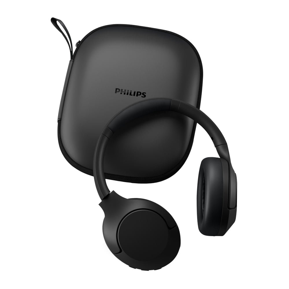 Fone de Ouvido Philips TAH8506BK/00 com Microfone, Wireless, Bluetooth, Preto