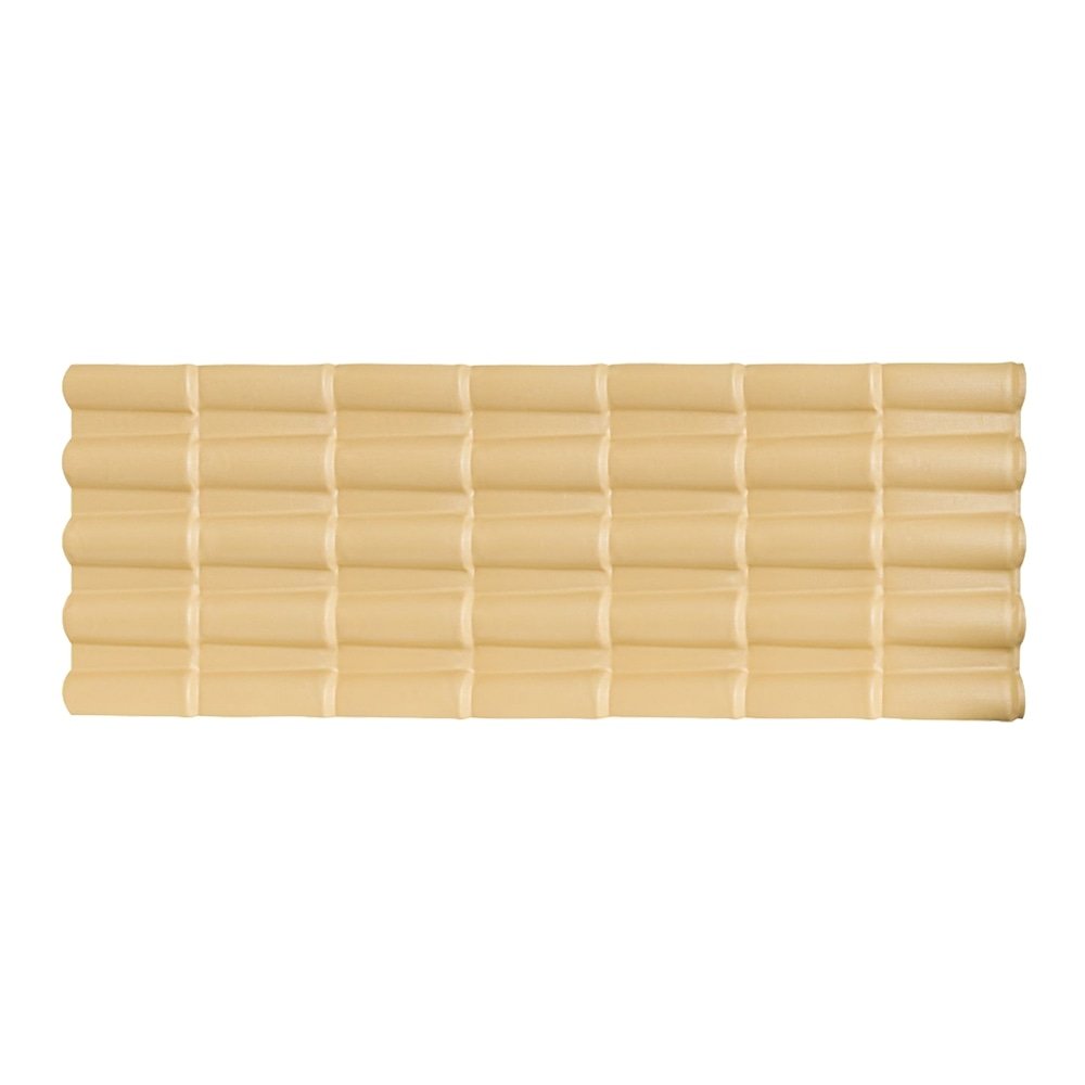 Telha PVC Colonial Afort Marfim 2,30 x 0,86m 5 Ondas