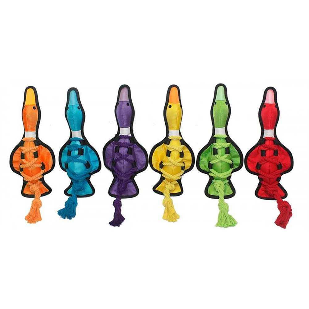 Brinquedo Pet Tuff Enuff Pato para cães ativos - Roxa