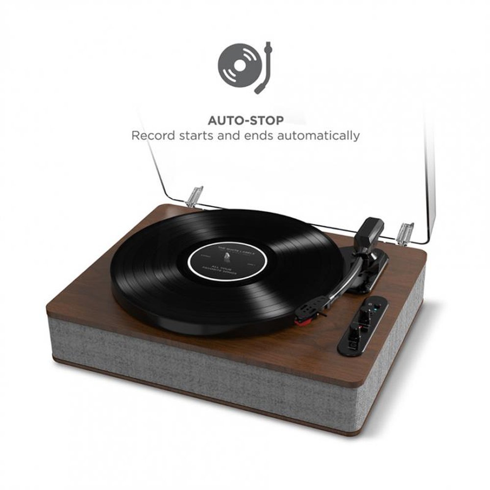 Toca-discos Vinil Com Conversor Para O Formato Digital E Alto-falantes Integrados