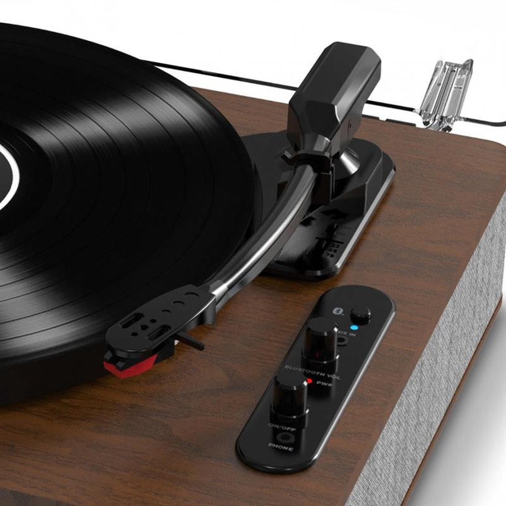 Toca-discos Vinil Com Conversor Para O Formato Digital E Alto-falantes Integrados