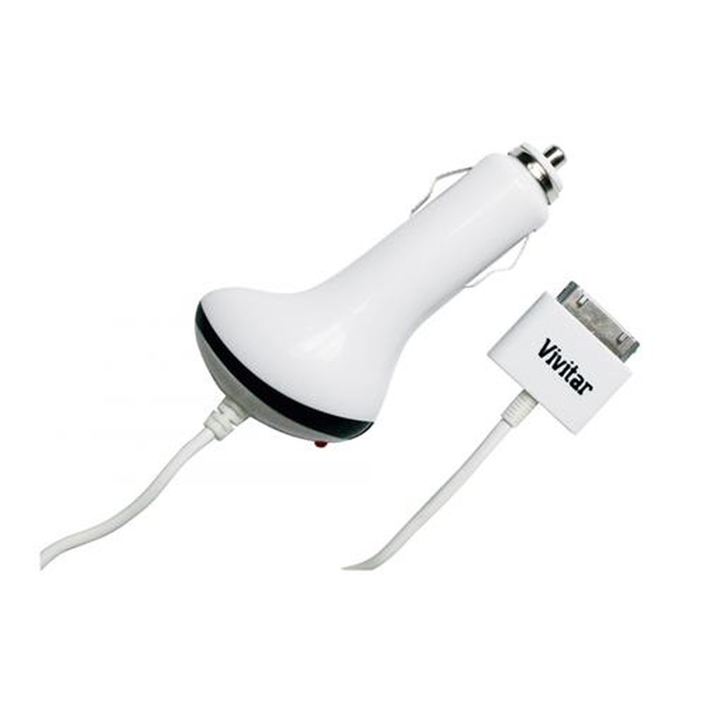 Carregador Veicular Para IPad, IPhone E IPod - Branca