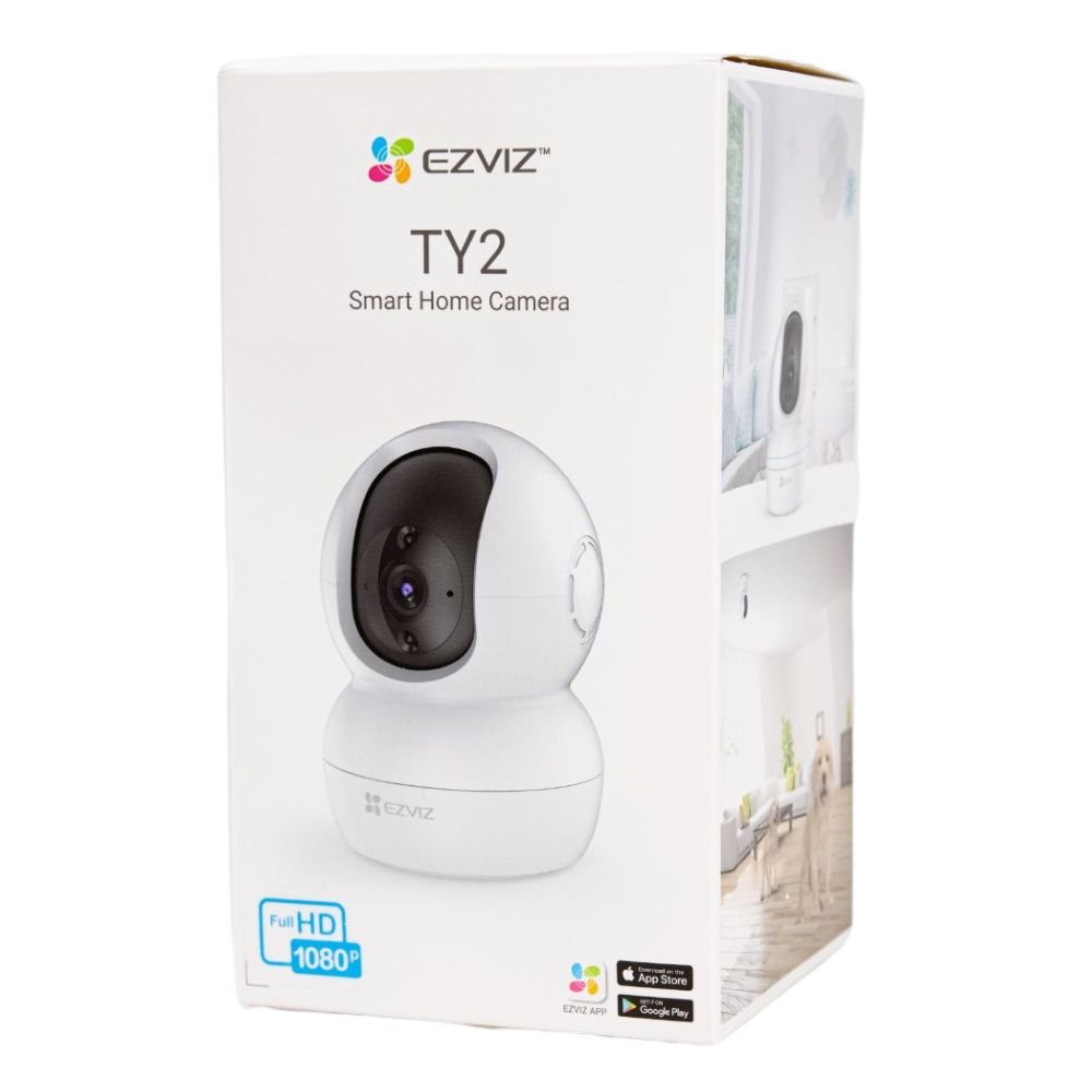 Smart Câmera Wifi Ezviz Hikvision Ty2 1080P Cs-Ty2-B0-1G2Wf - Alexa /Google
