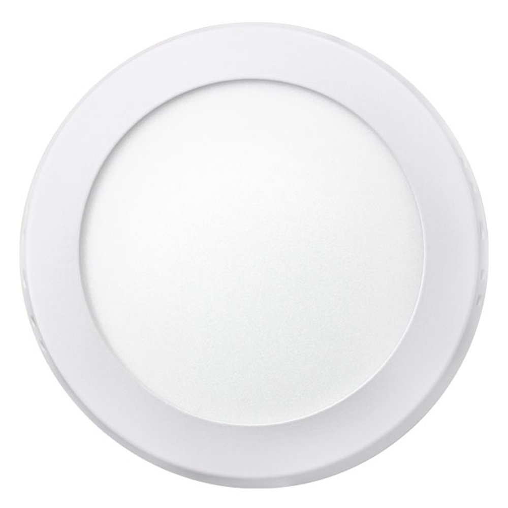 Luminária Led Painel/Plafon Sobrepor Redonda Slim 6W 6,0k Kian