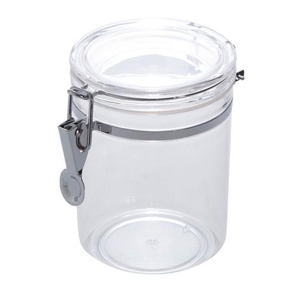 Pote De Acrílico Hermétcio Com Tampa 800Ml