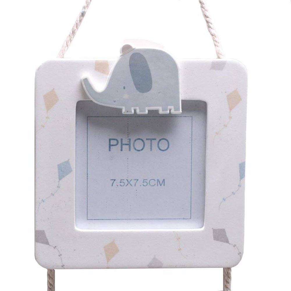 Porta-Retrato Infantil De Madeira Para 3 Fotos