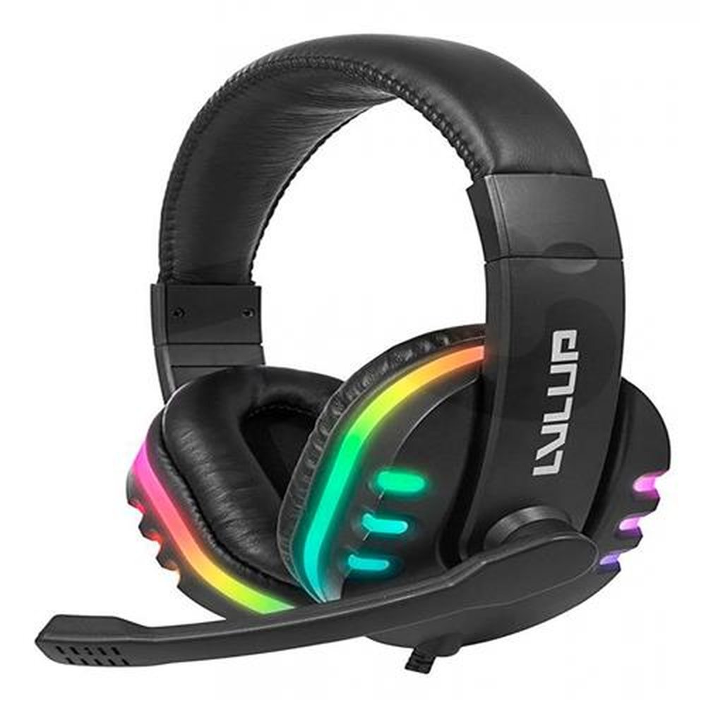 Pro Gaming Led Headset Level UP Para Xbox, PS, Switch, PC E Mobile