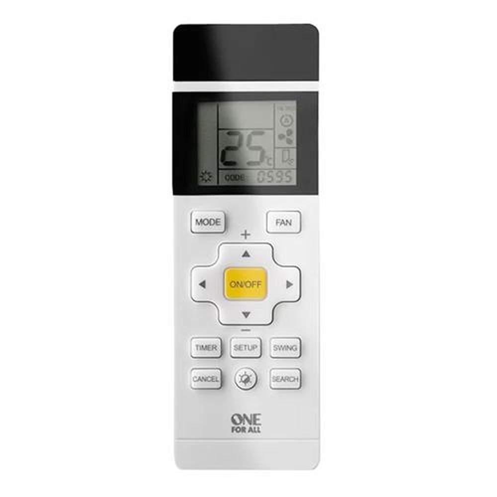 Controle Remoto Universal Para Ar Condicionado Com Visor LCD Retroiluminado