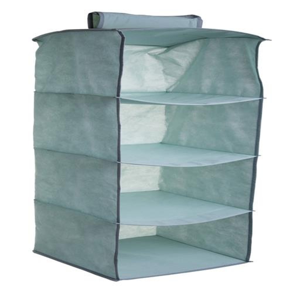 Organizador De Closet Para Pendurar Com 4 Prateleiras - 30x30x84cm