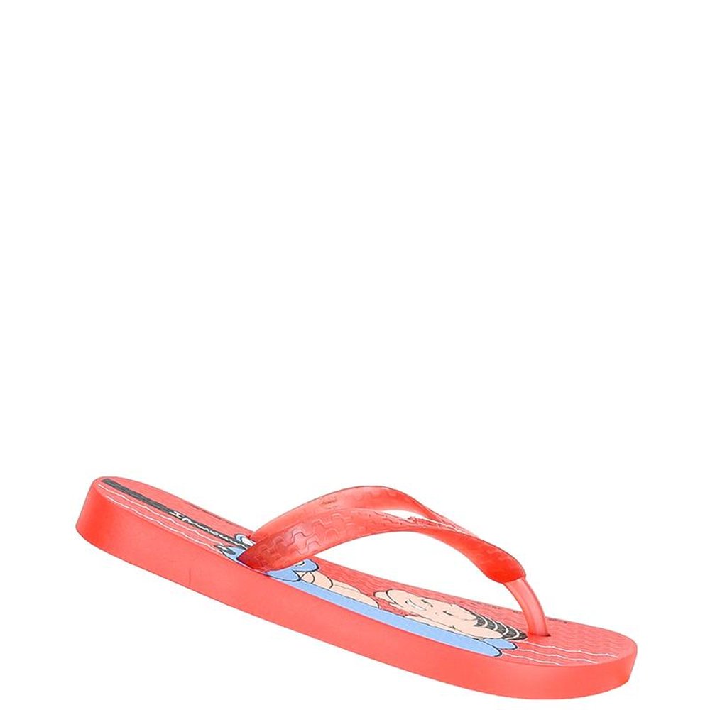 Chinelo Infantil Turma Da Monica 26790 Vermelho - Azul - Grade com 12 pares