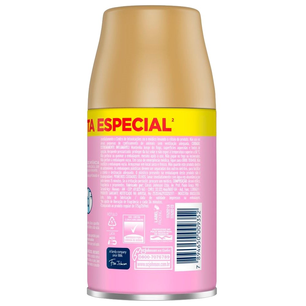 Purificador de Ar Glade Automatic Spray Lembrança de Infância Refil 269ml