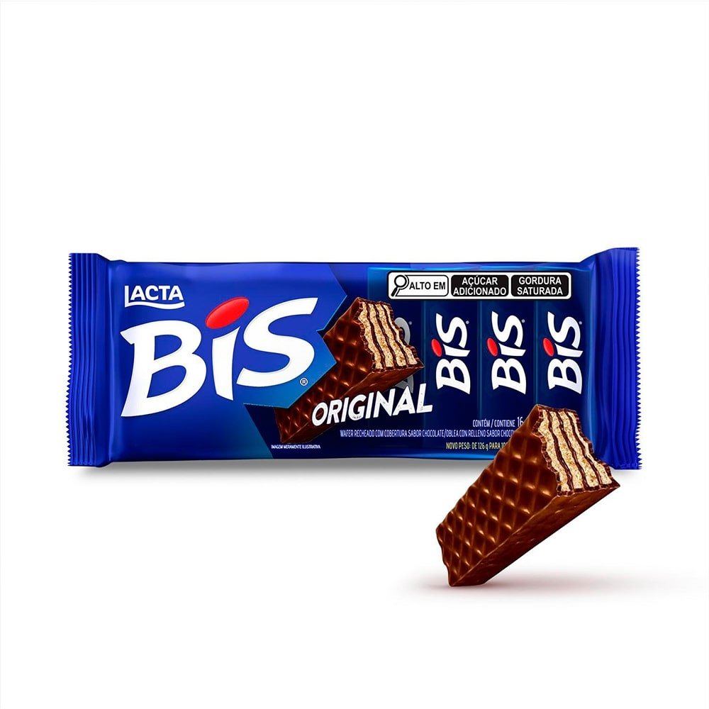 Chocolate Lacta Bis ao Leite 100,8g