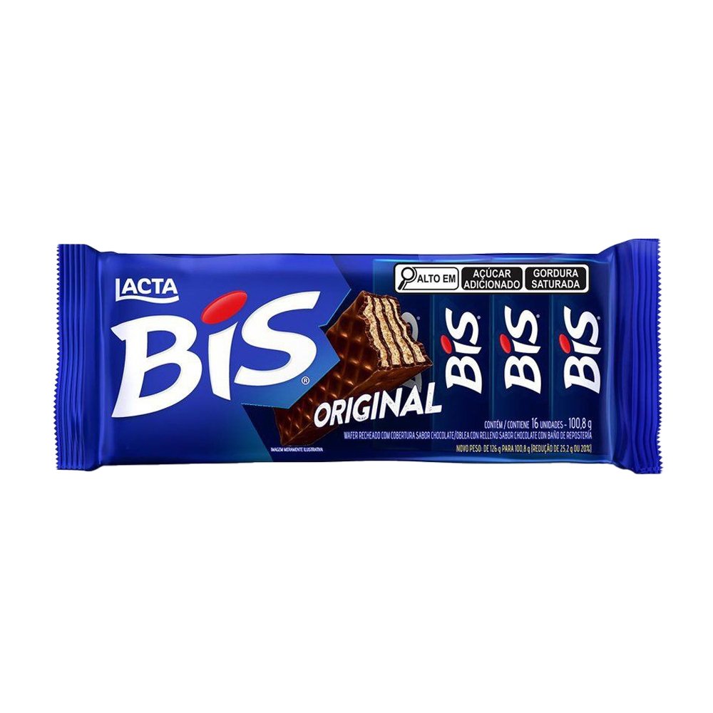 Chocolate Lacta Bis ao Leite 100,8g