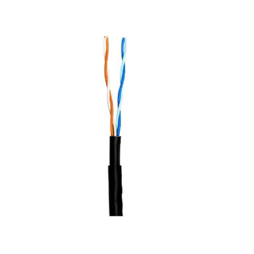 Cabo Lan CAT5 Preto Draka Prysmian 2P 4 Fios 1525 Metros