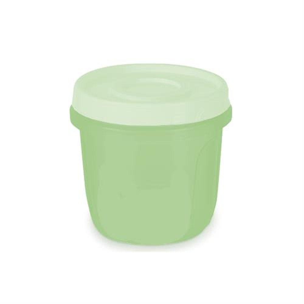 Pote com tampa rosca Redondo 750Ml Plasvale - Verde