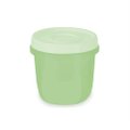 Pote com tampa rosca Redondo 750Ml Plasvale - Verde