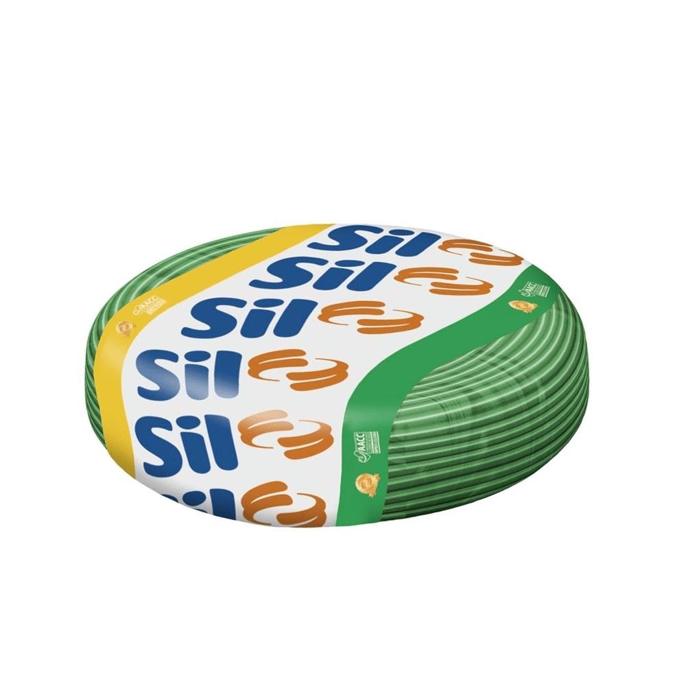 Cabo Flexível Sil 750V 1,5Mm Bobina 100 Metros Verde