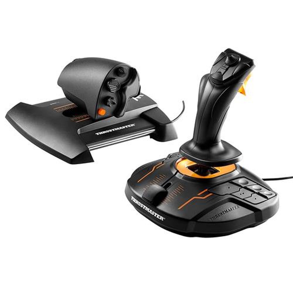 Joystick T.16000 FCS Hotas E Acelerador Para PC