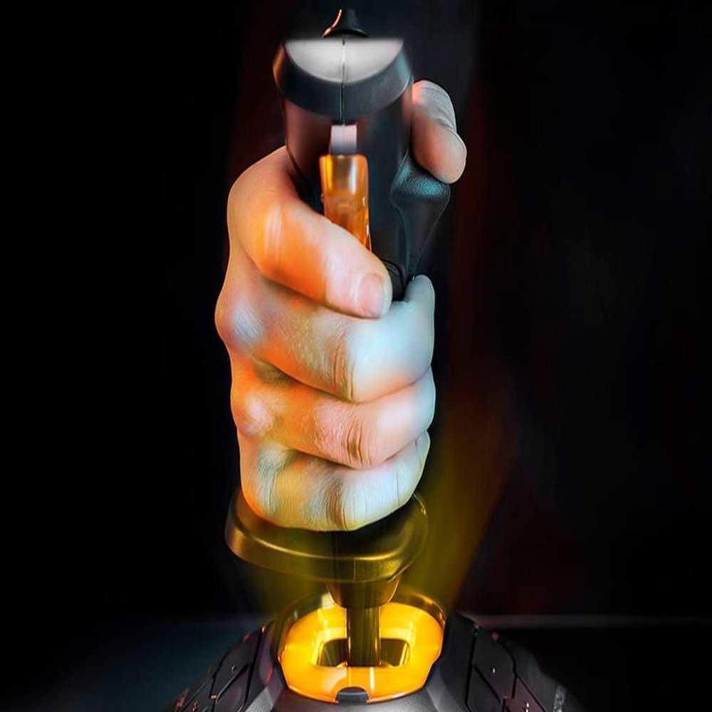 Joystick T.16000 FCS Hotas E Acelerador Para PC