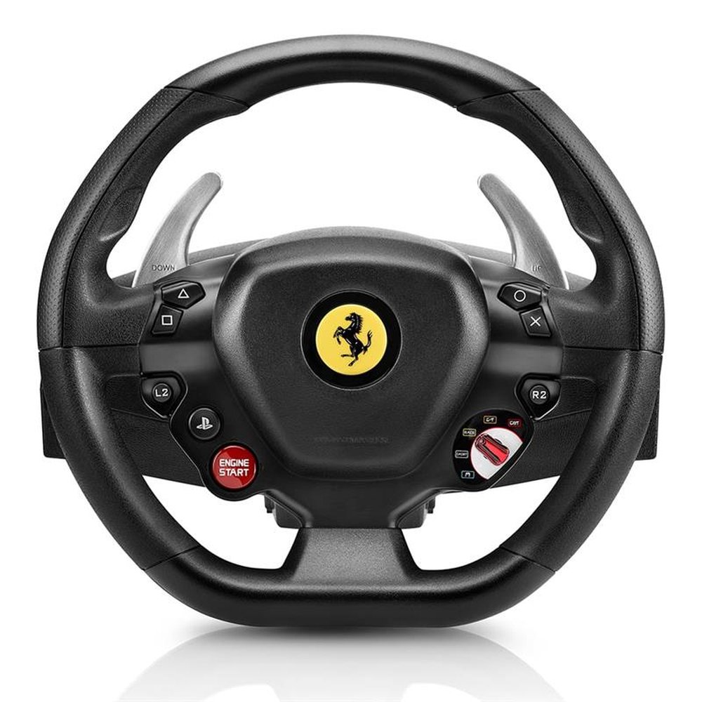 Volante E Pedais T80 Ferrari 488 GTB Edition Thrustmaster Para PS4, PS5 E PC