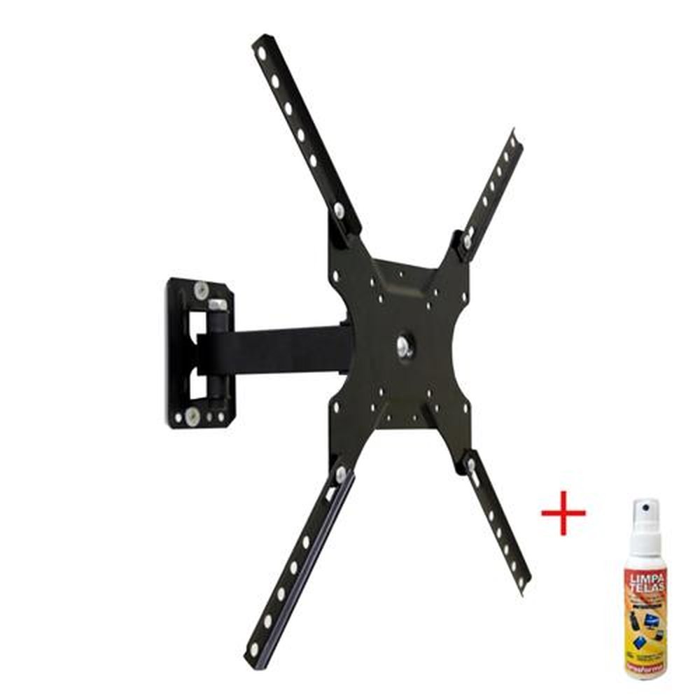 Suporte articulado para TV de 23" A 55" com suporte para decoder e conversor - CS0030ASC - CS