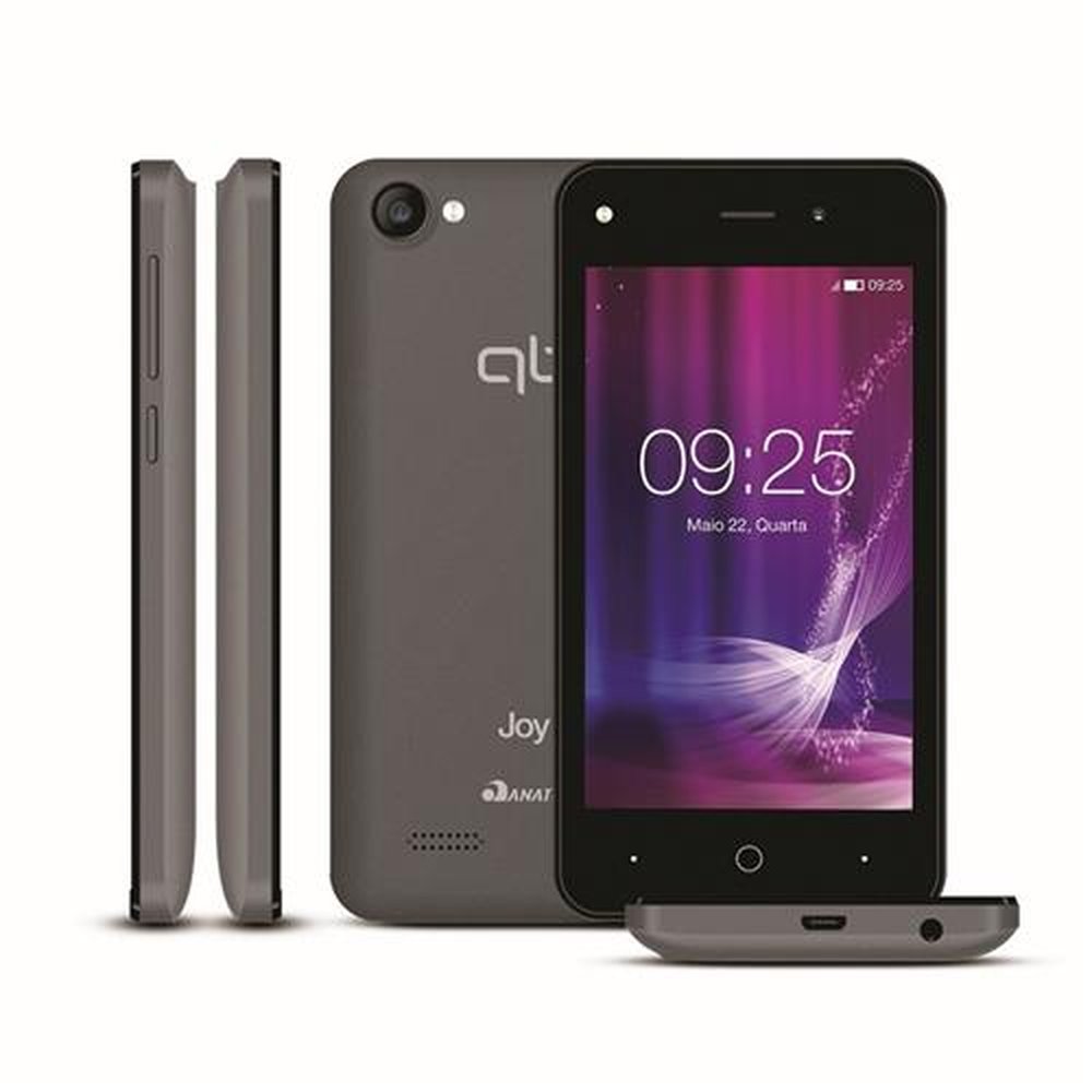 Smartphone Qbex Joy 8GB Dual Chip Desbloqueado Cinza