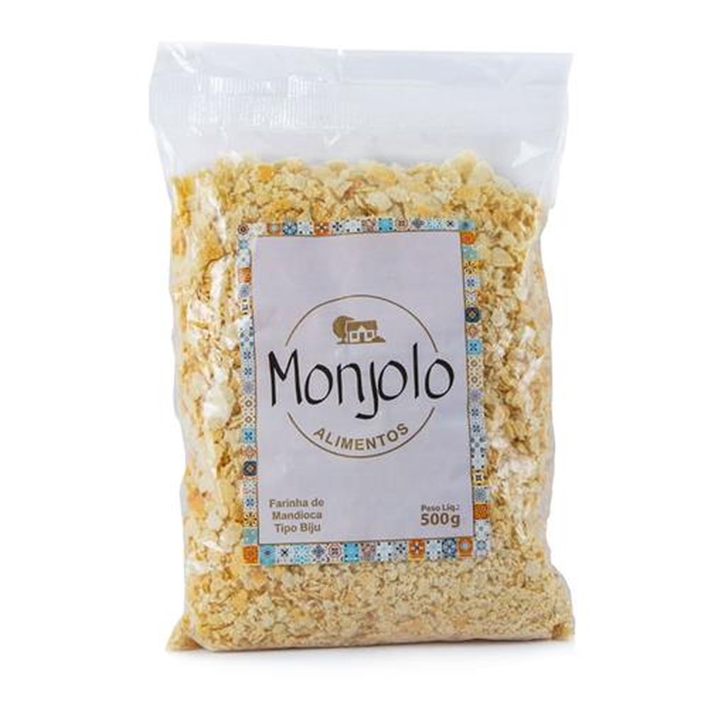 Farinha Artesanal Biju Monjolo 500g (Fardo com 10 unid.)