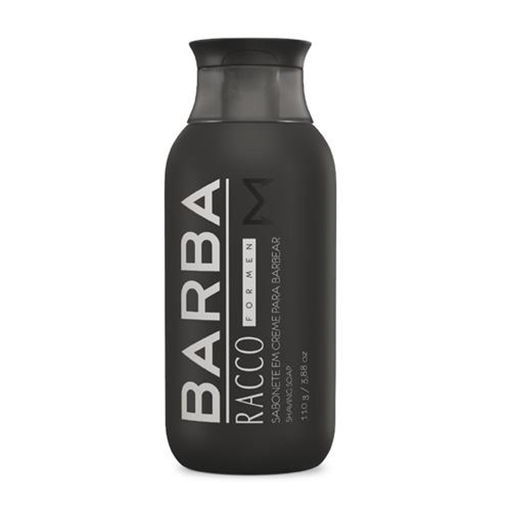Sabonete em Creme para Barbear For Men Racco (Embalagem contém 1 unidade de 110g)