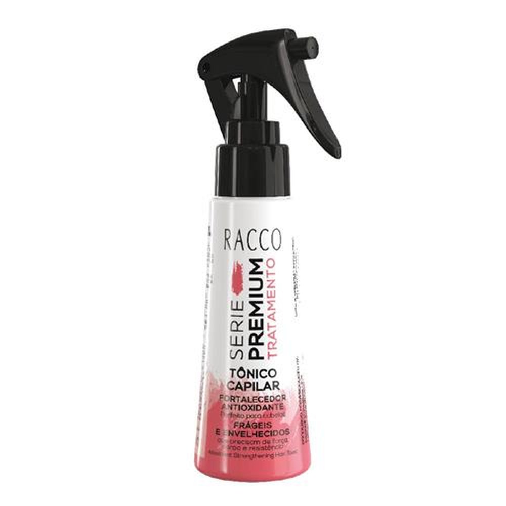 Tônico Capilar Perfeito para Cabelos Frágeis e Envelhecidos Serie Premium Tratamento Racco (Embalagem contém 1 unidade de 100ml)