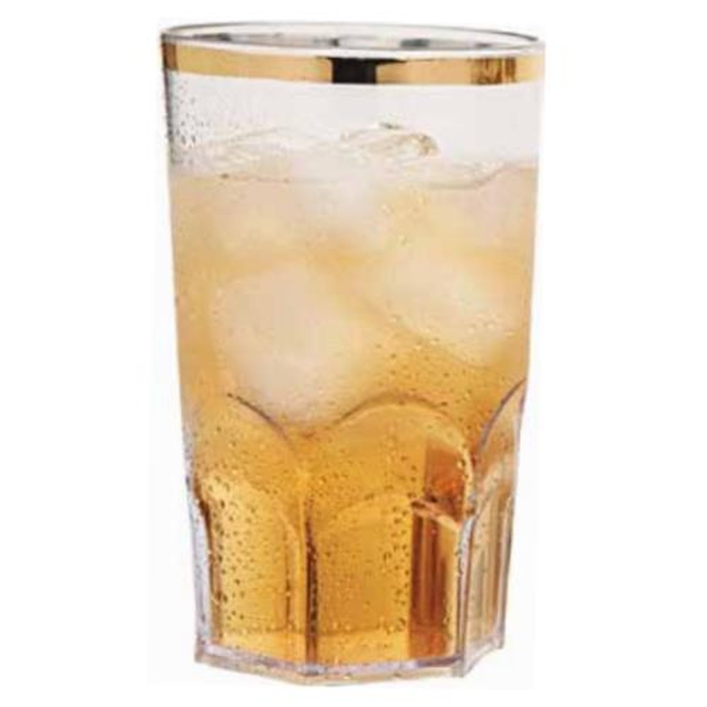 30unid - Copo Big drink 600ml - Ouro Cristal