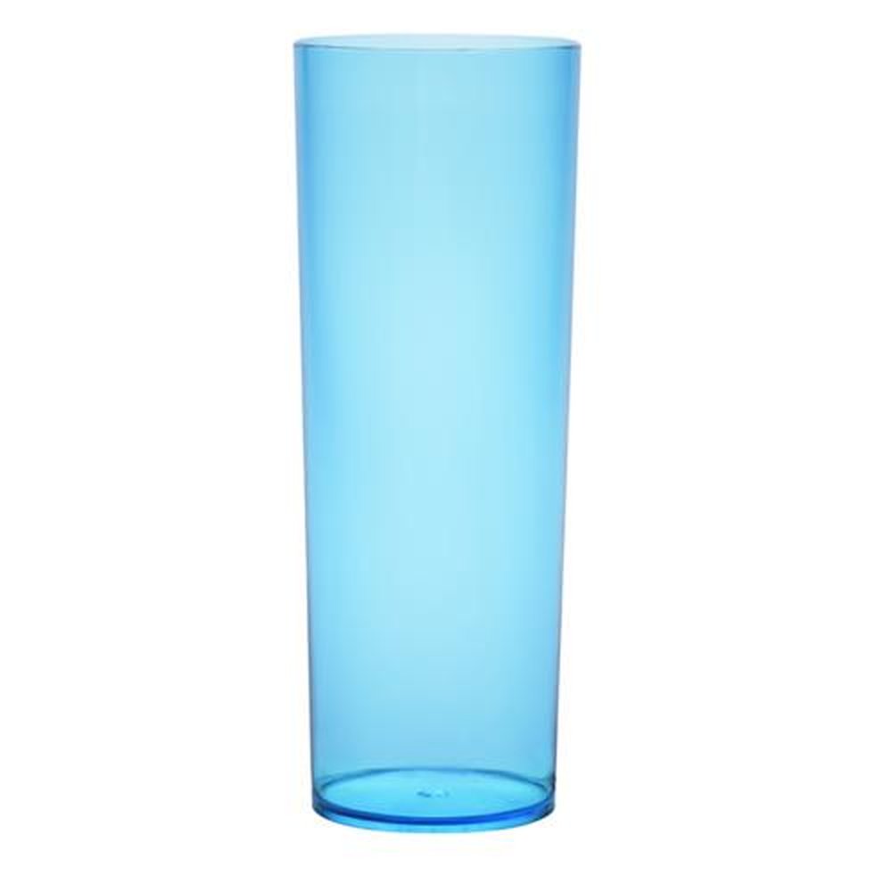 84unid - Copo long drink slim 260ml - Azul Tiffany