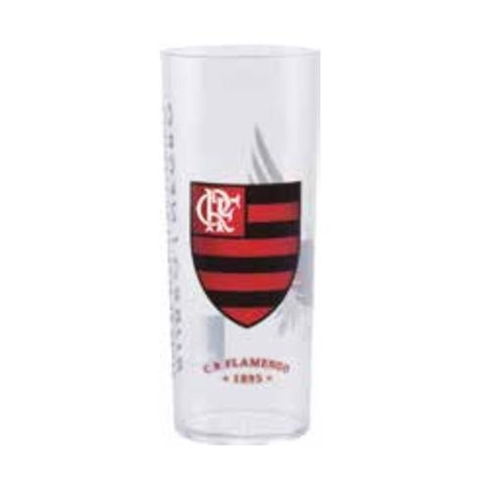 30unid - Copo Long drink 350ml - Flamengo