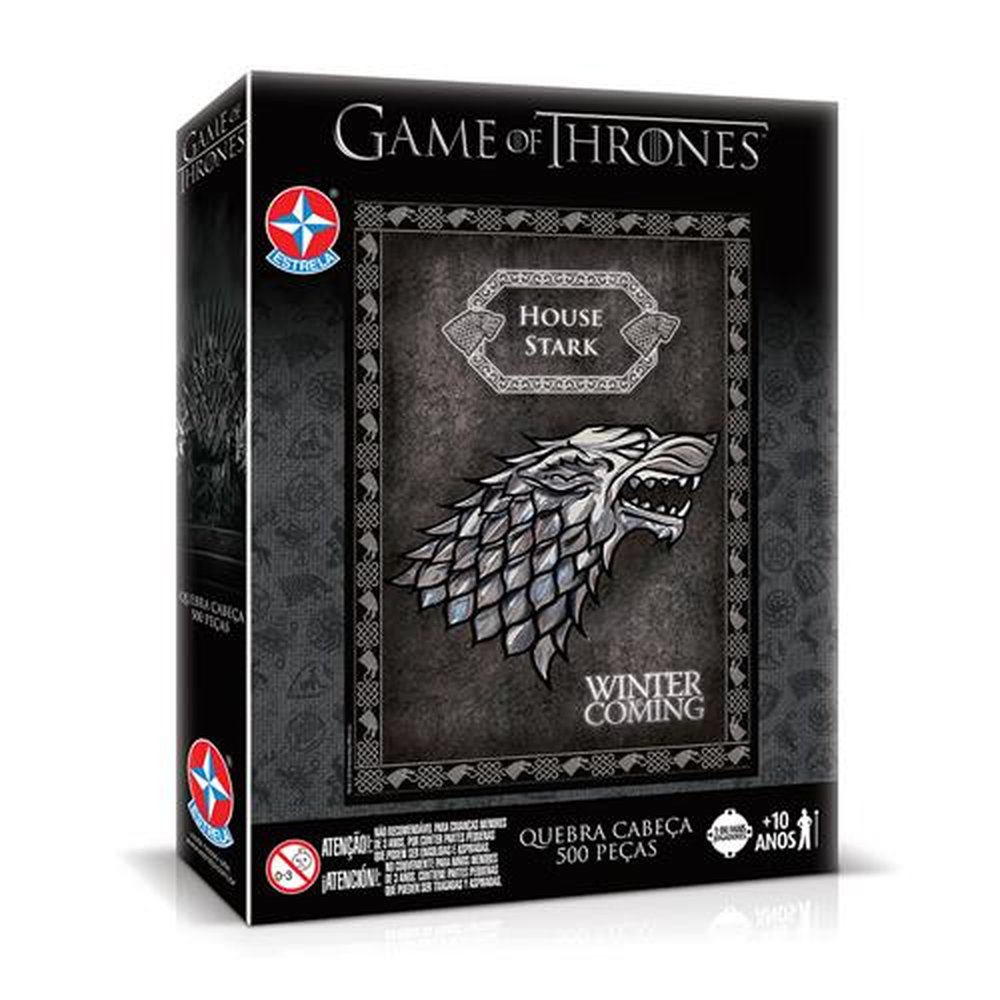 Quebra Cabeça Game Of Thrones Stark 500 Peças - Estrela