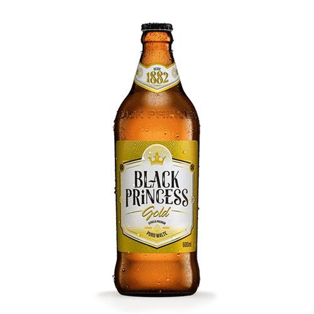 Cerveja Black Princess Gold Puro Malte 600ml