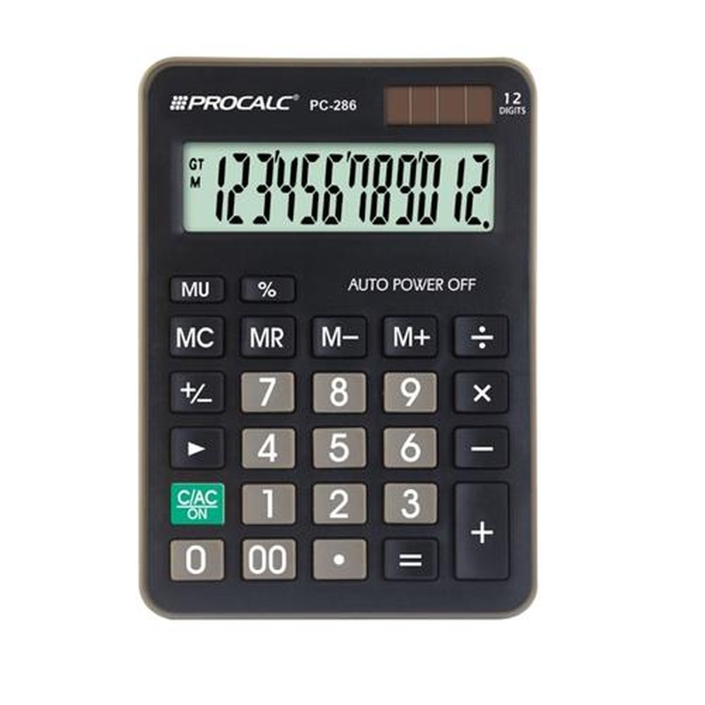 Calculadora de Mesa 12 Dígitos - PROCALC