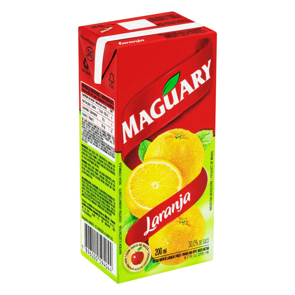 Suco Maguary 200ml Laranja