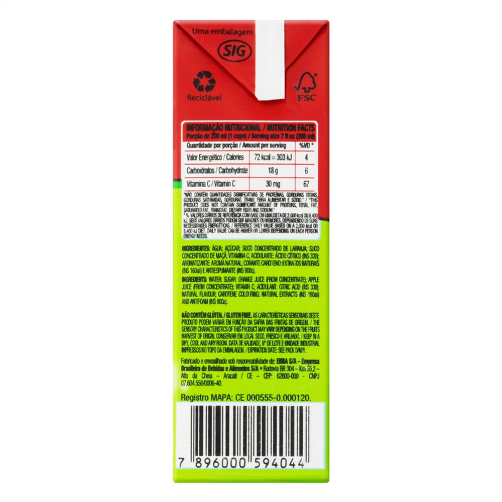Suco Maguary 200ml Laranja