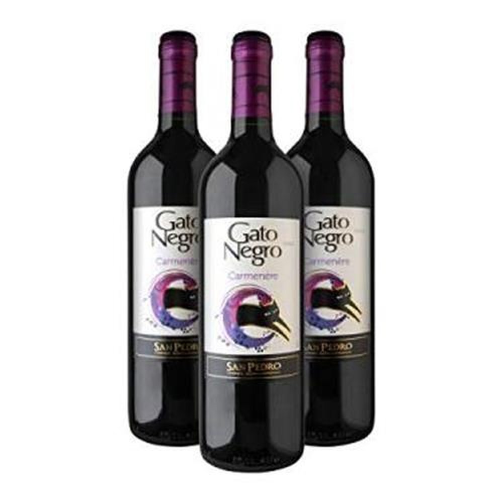 Vinho Gato Negro Tinto Carmen 750ml