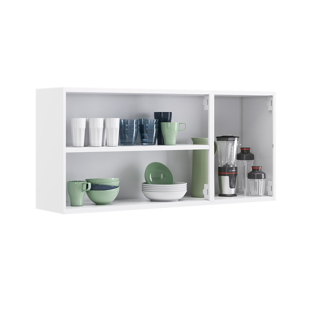 Armário Aéreo de Cozinha Itatiaia ARM-120 3 Portas New Premium Branco