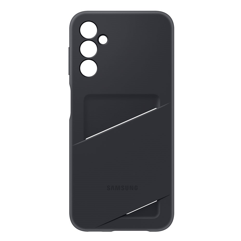 Capa Protetora Silicone Samsung Galaxy A14 - Com Porta Cartão Preto