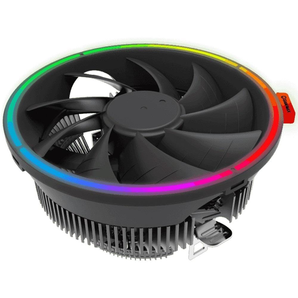 Cooler Para Processador Gamemax Gamma 200, Rainbow, 125Mm, Intel E Amd, Preto