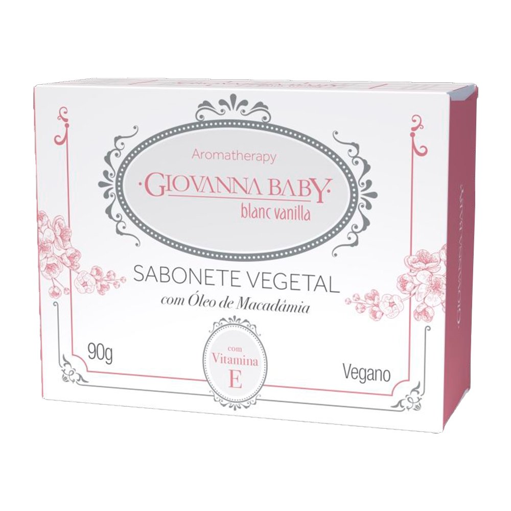 Sabonete Giovanna Baby Vegetal Blanc Vanilla 90g