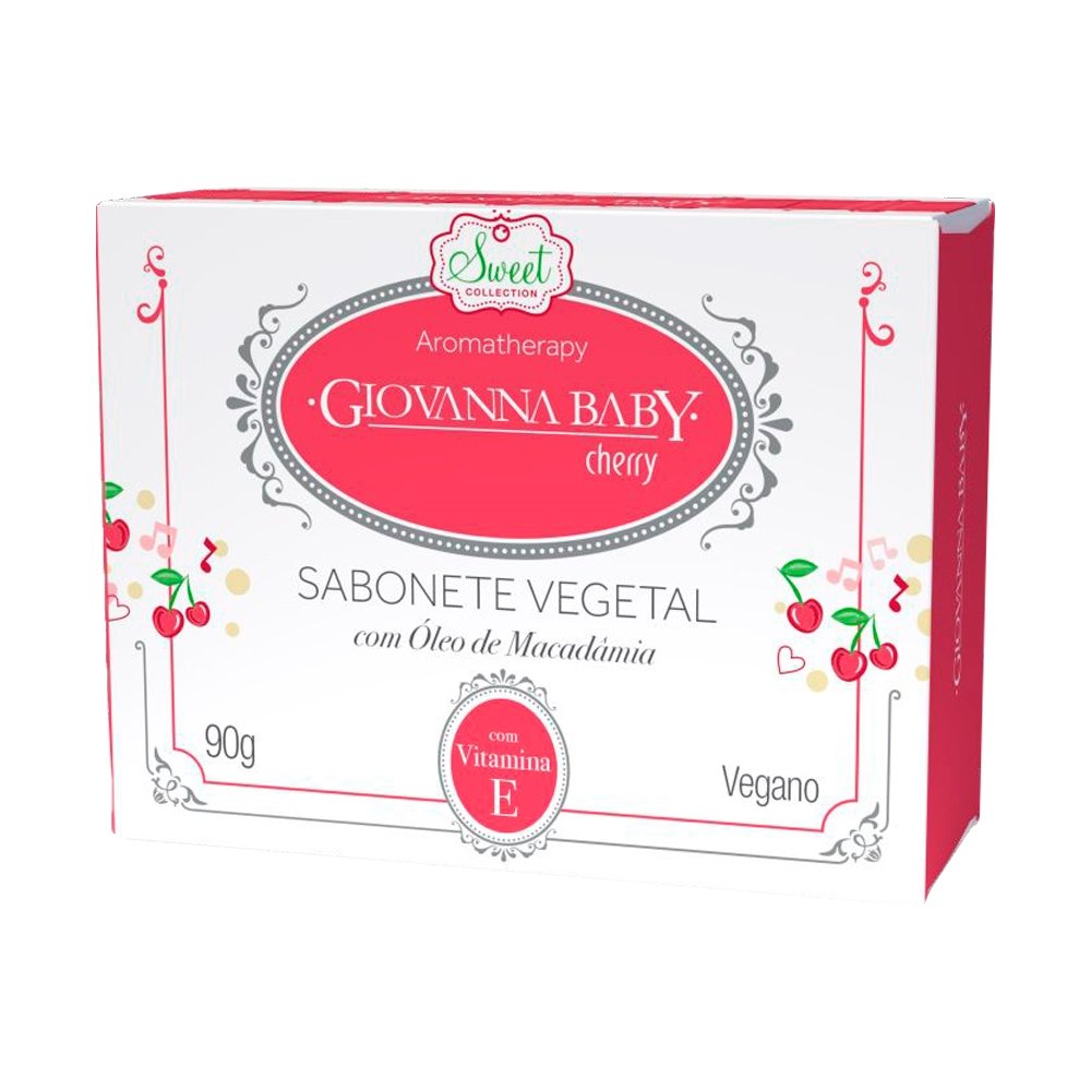 Sabonete Giovanna Baby Vegetal Cherry 90g