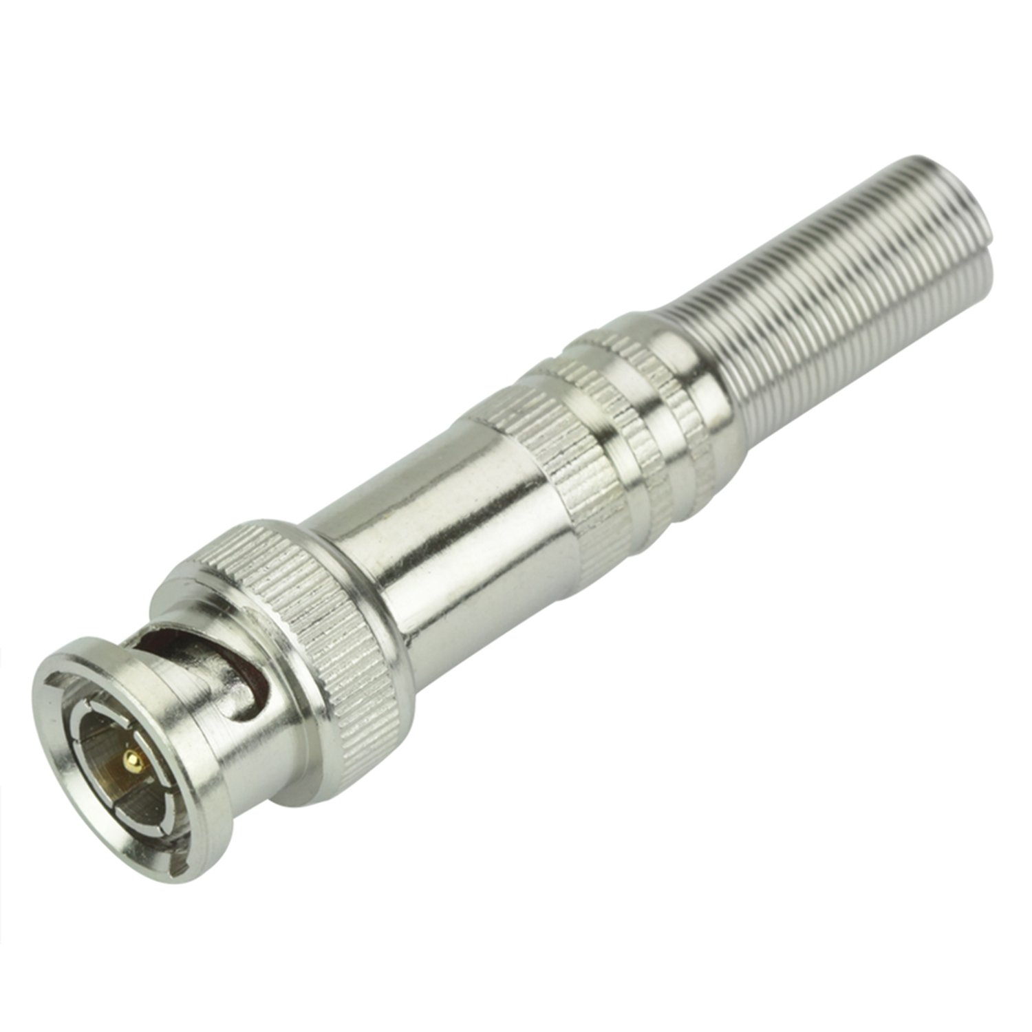 Conector BNC 75 Ohms - Rg-59 6MM Para Solda Com Mola