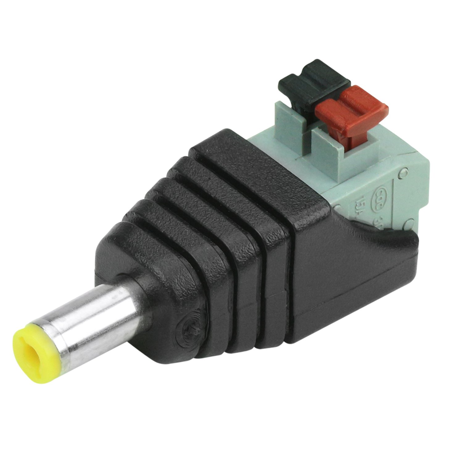 Plug Borne - DC 2.1 Com Borne - Engate Rápido