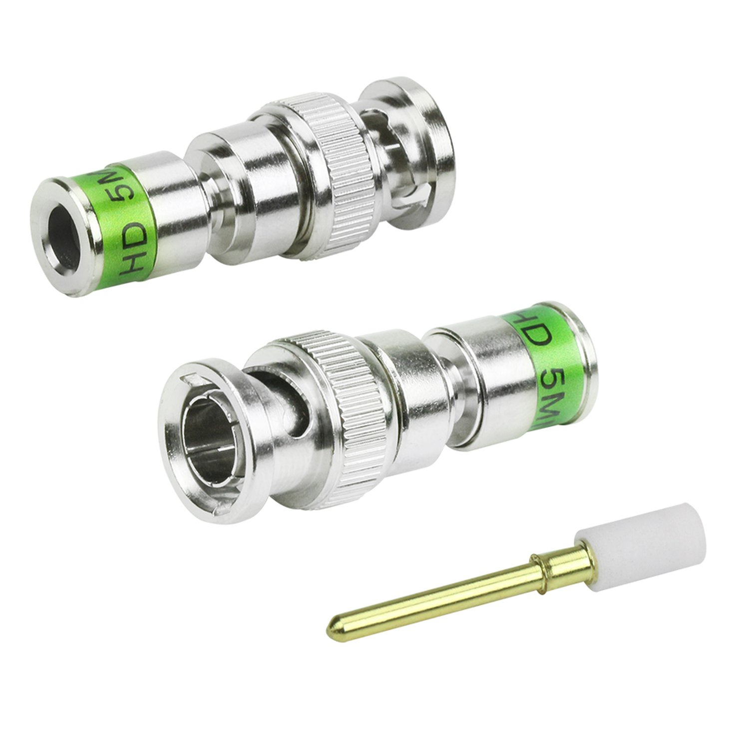 Plug BNC 75 Ohms HD - Profissional - 5MM