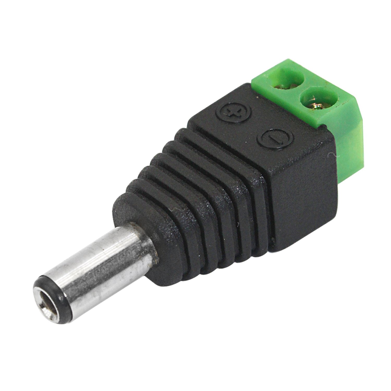 Plug Borne - P4 Macho Com Borne 2.5 / 5.5MM - Parafuso
